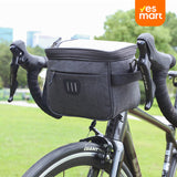 Bolsa de Manillar para Bicicleta con Pantalla Táctil 6.5” y Correa – Alforja Frontal Impermeable de Gran Capacidad - AH015