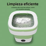 Lavadora Portátil Plegable de 15 L – Mini Lavadora con Cesta Centrífuga, 3 Modos de Lavado, Diseño Compacto para Ropa Ligera, Ideal para Casa, Departamento y Viaje – LP002