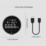 Cinta Métrica Digital Electrónica 324 Pies con Pantalla LCD – Regla Inteligente Recargable para Medición de Superficies Planas y Curvas - HE004