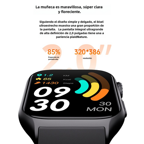 Reloj inteligente 2.0'' Bluetooth Llamadas Monitoreo de relojes deportivos - SW004 - Yesmart