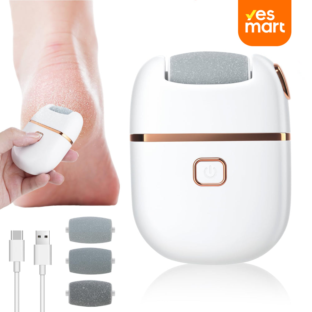 Lima eléctrica para pies, removedor eléctrico de callos para pies, removedor de callos para pies, herramientas de pedicura recargables para pies