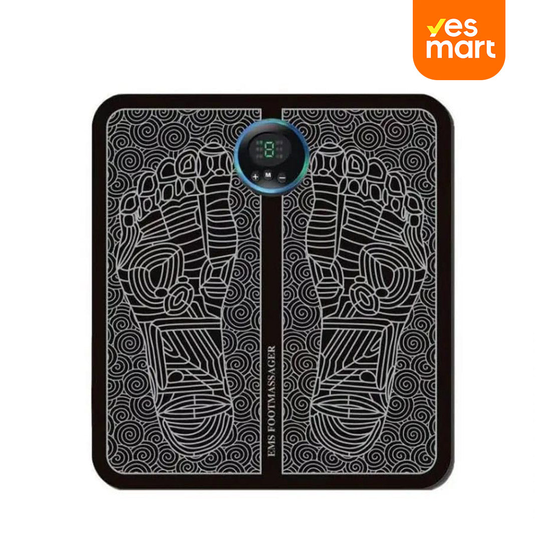 Masajeador de Pies Portátil – Alivio Relajante con 6 Modos, Pulso Profundo, 15 Minutos de Masaje Personalizado, Pantalla y Control Fácil – PR005