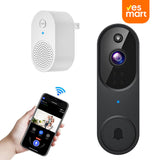Cámara de videoportero Wi-Fi inalámbrica con audio bidireccional, detección de movimiento, visión nocturna y almacenamiento en la nube - CV003