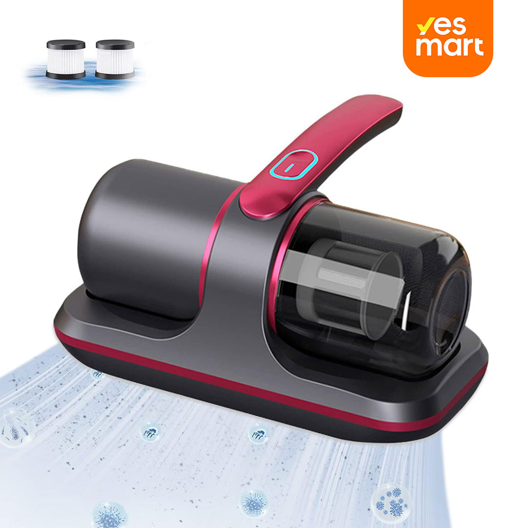 Aspiradora de Mano Inalámbrica para Cama - Limpieza Eficaz de Colchones, Sofás y Más, Con Succión Potente 8KPa, Filtro HEPA Lavable, Esterilización UV - AE003
