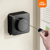 Tendedero Retráctil de Acero Inoxidable para Interior y Exterior, Anticaída y de Alta Resistencia, Montaje en Pared, 4.6 Metros – AH020