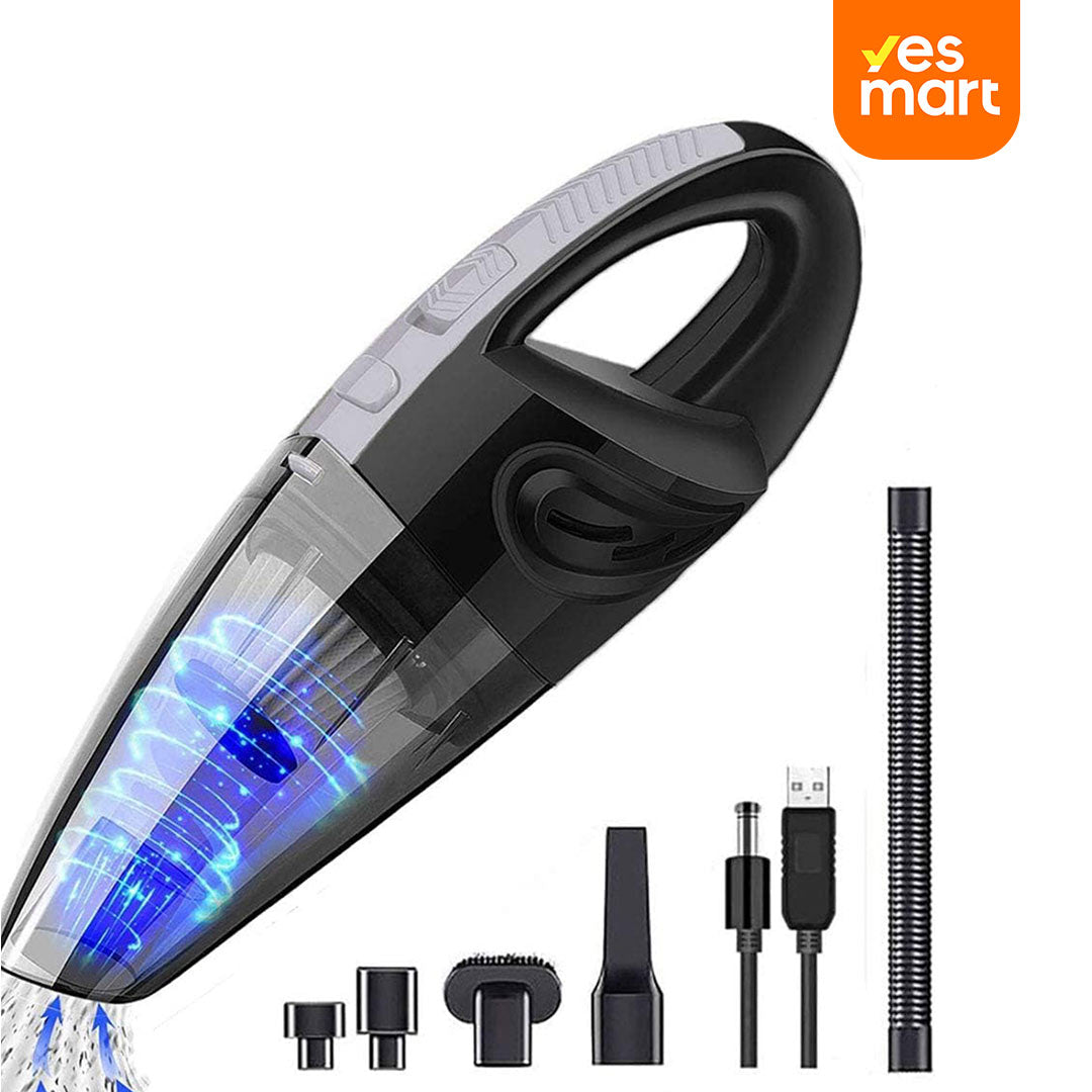 Twotrees Aspiradora de Mano Inalámbrica Portátil - Potente Succión 4000Pa, Carga Rápida, Batería de Larga Duración, Filtro HEPA Lavable, Capacidad de 300ml - AE002