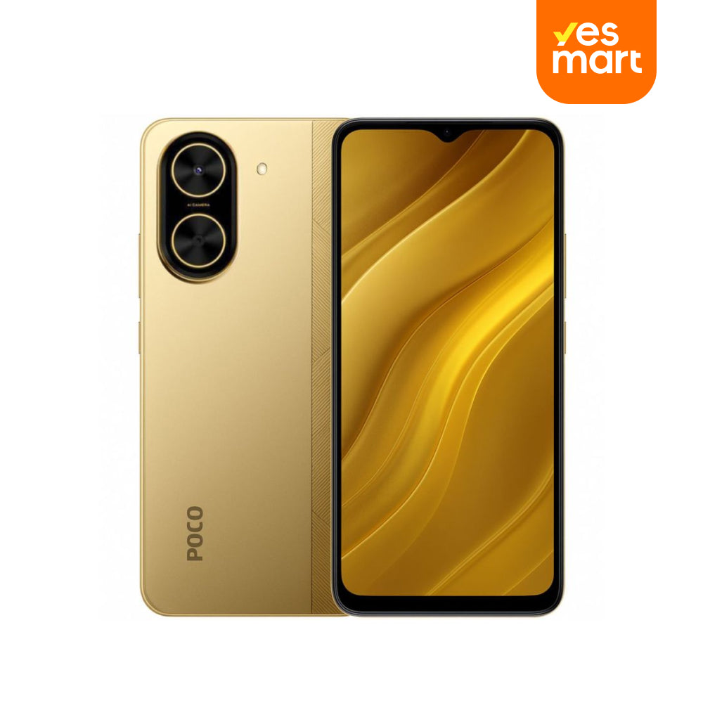 Smartphone POCO C71 con pantalla de 6.88 pulgadas, cámara de 32MP, batería de 5200mAh, Android 15 y procesador Octa-Core
