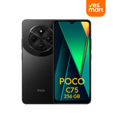 Xiaomi POCO C75 Negro - 6.88” HD+ 120Hz, Cámara Dual 50MP, Batería 5160mAh, 6+128 / 8+256 GB