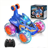 Carro de control remoto 360° para niños | Acrobático, con luces, 2.4G