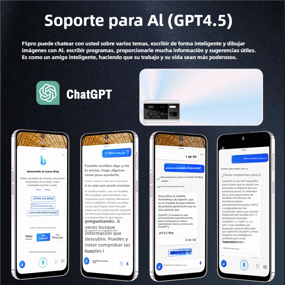 Teléfono inteligente Android 4G, 6.53'' HD, 3GB RAM+32GB ROM, Cámara 13MP+2MP, Dual SIM, Batería 3250mAh con Carga Rápida -SP006 - Yesmart