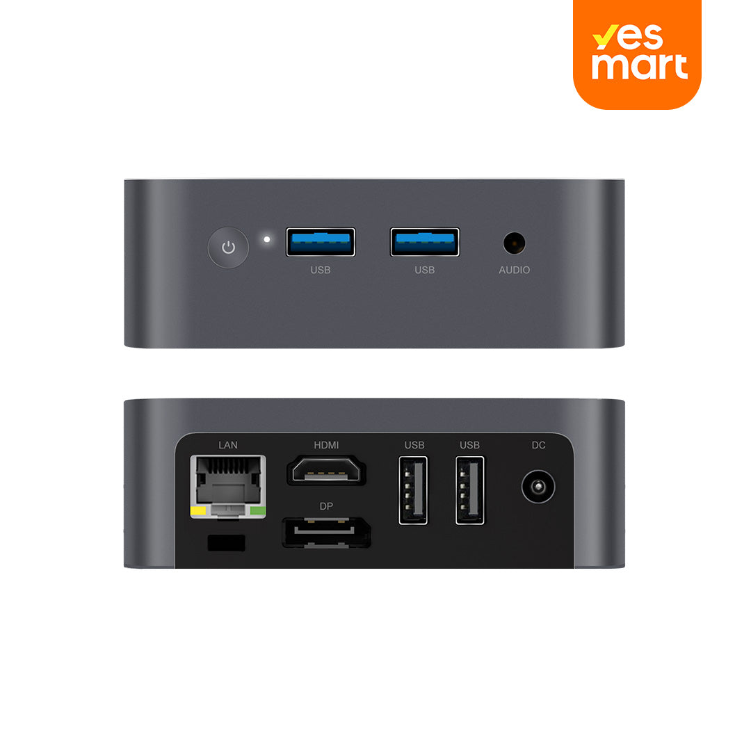 Ninkear Mini PC MBOX 11, Intel Twin Lake N150, 16GB RAM, 512GB SSD, Windows 11, Pantalla Doble 4K, WiFi 5, Bluetooth 5.0