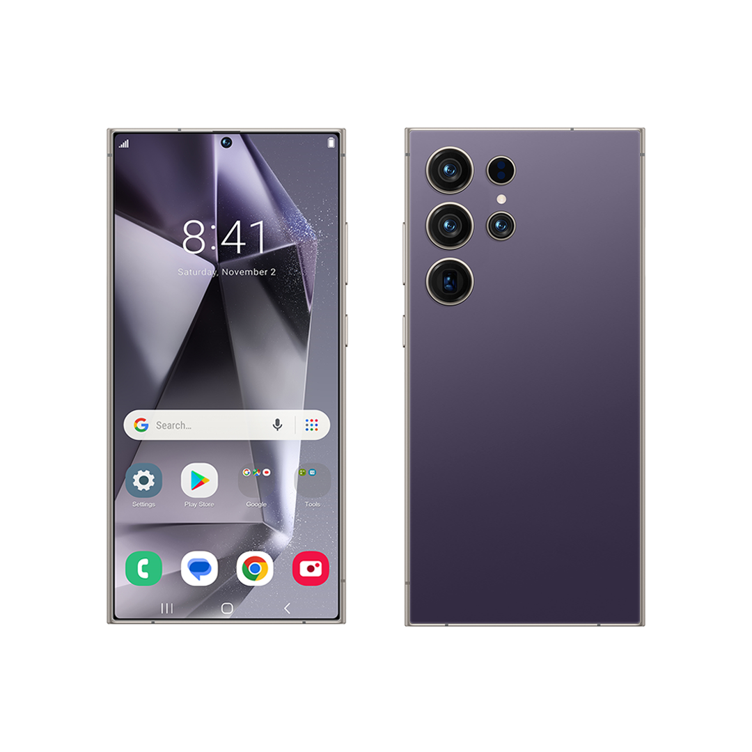 Teléfono inteligente Android 14, 4GB+128GB ROM, 240MP+80MP, Pantalla 6.6", Batería 4500mAh, Dual SIM Desbloqueado -SP003 - Yesmart