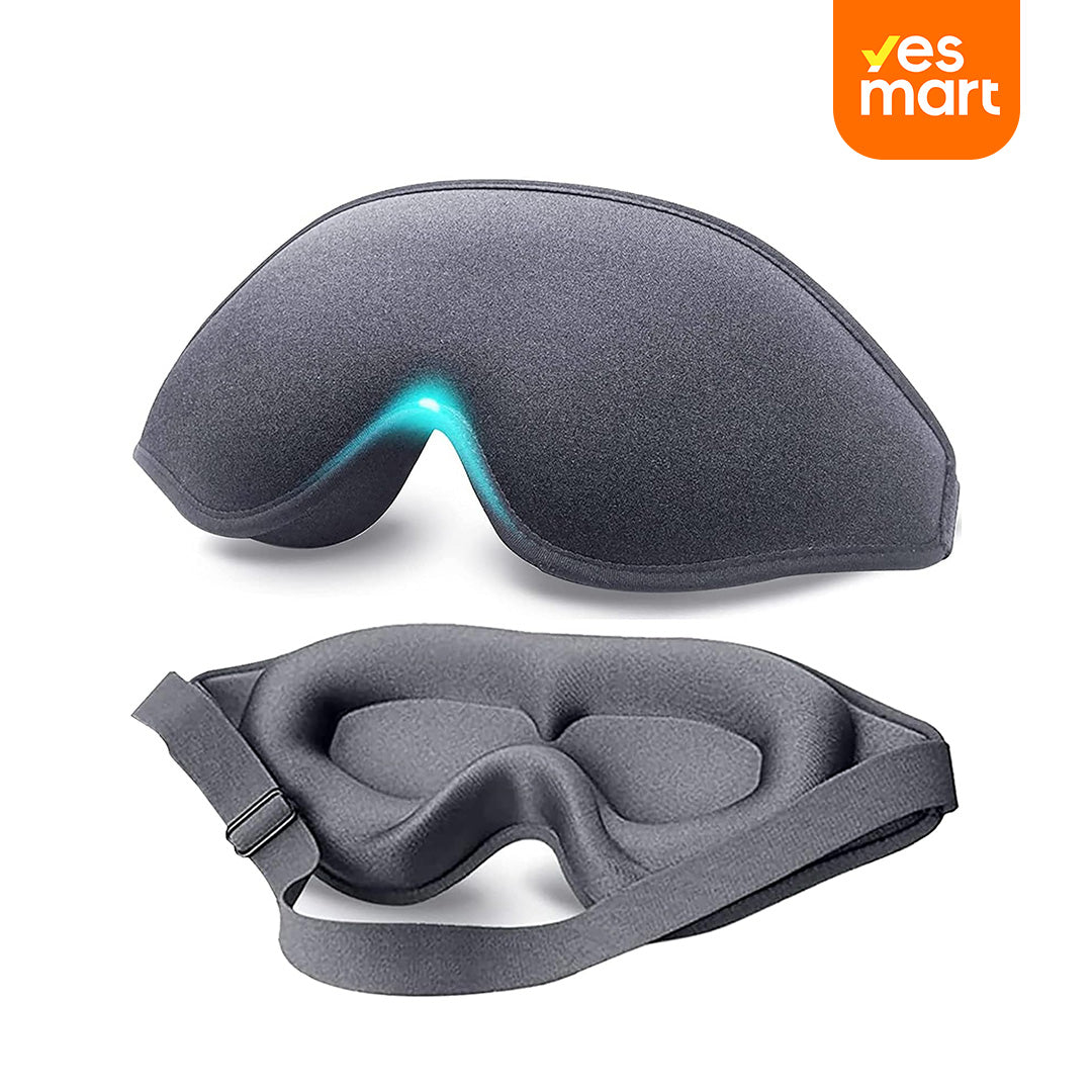 Antifaz para Dormir 3D para Hombres y Mujeres, Copa Contorneada, Bloqueo de Luz Eficiente, Suave y Transpirable, Ideal para Dormir, Yoga y Viajar - PR003