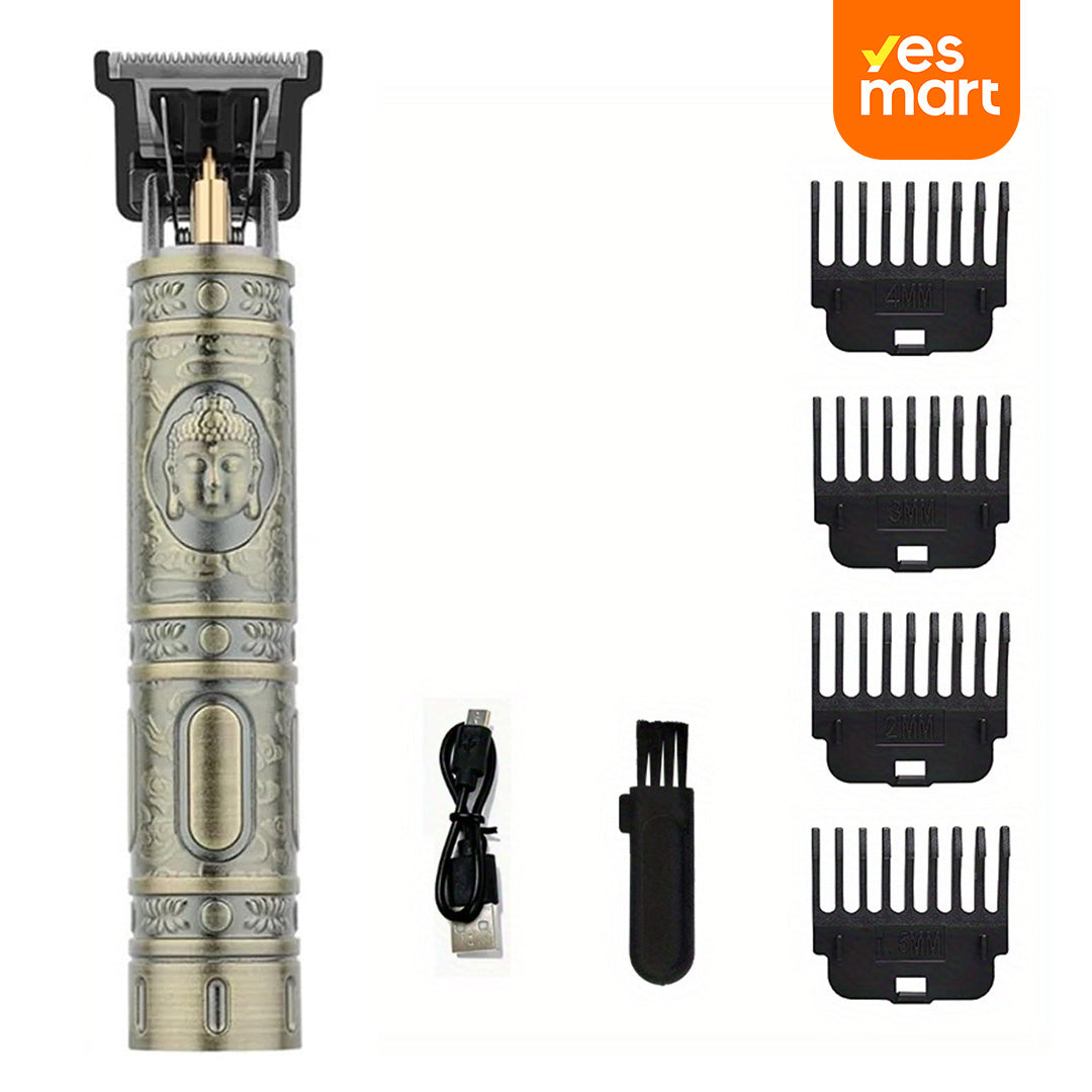 Cortadora de Pelo Profesional para Hombre, Cortadora Eléctrica Inalámbrica, Afeitadora de Barba, Máquina para Cortar Cabello, Peluquero, Estilo de Corte de Pelo  MC005