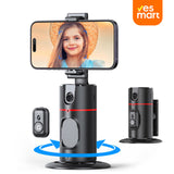 Soporte Inteligente para Celular con Seguimiento Automático – Trípode 360° con Cámara Incorporada, Sin App, Control Remoto, Recargable, para Live Streaming, Vlogging y Selfies – SC009