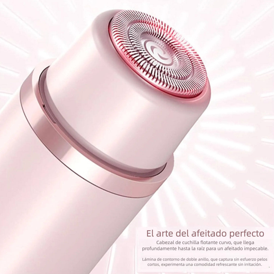 Rasuradora Eléctrica Femenina 2 en 1 Resistente al Agua – Afeitadora de Cabezal Dual para Piernas, Axilas y Línea del Bikini - MC008