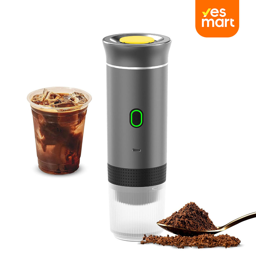 Máquina de Café Portátil 3 en 1 Inalámbrica, Eléctrica para Cápsulas y Café Molido, Con Función de Enfriado y Calentado, Taza de 150ml - EJ006