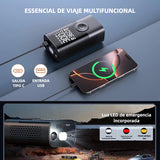 Compresor de Aire Portátil 150 PSI con Manómetro Digital, Inflador Rápido y Apagado Automático, 3X Más Rápido, para Neumáticos de Automóvil, Moto, Bicicleta y Pelotas - HE002