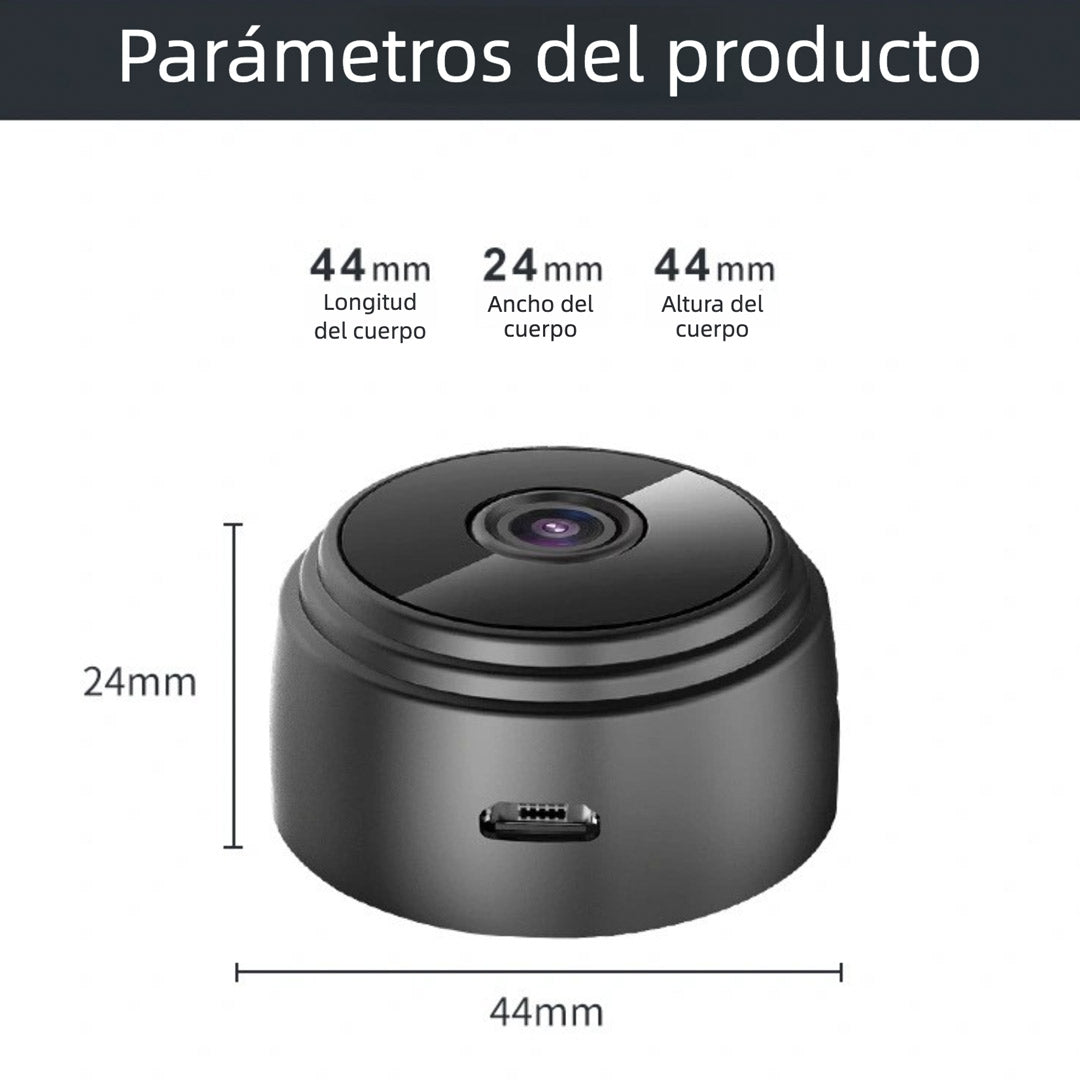 Mini Cámara HD 1080P WiFi para Niñera y CCTV para Autos y Niños - CV002