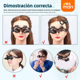 Lupa de Joyería con LED y 8 Lentes Intercambiables, Lupa de Mano para Reparación de Relojes, 2.5X a 25X, Visión de Cerca, Diseño de Montaje en la Cabeza - HM002