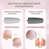 Removedor de Callos Eléctrico Recargable con Kit de Pedicura 12 en 1 – Lima para Pies con 2 Velocidades y Cabezas Intercambiables - MC007