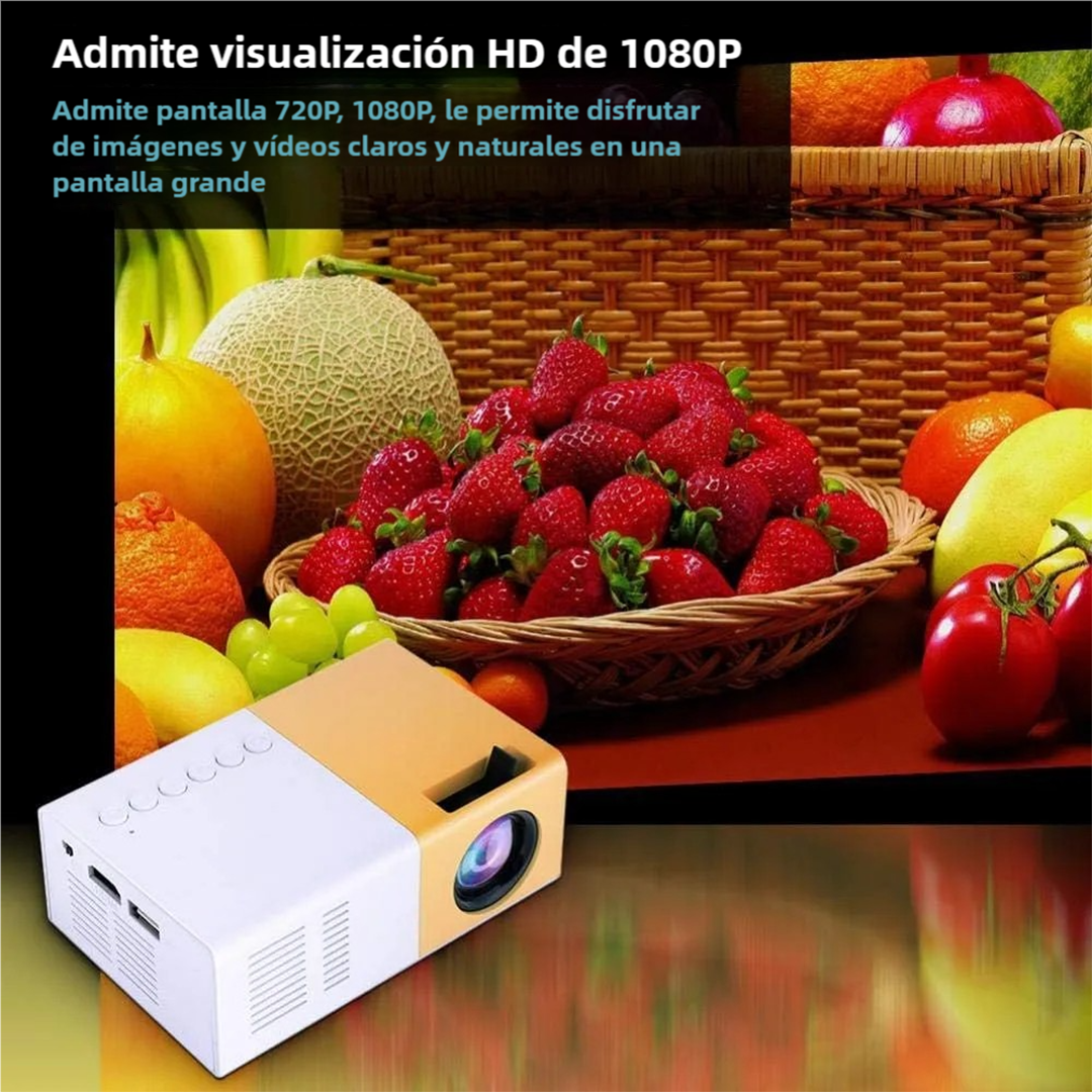 Mini Proyector Portátil con Resolución 1080P y Sistema de Entretenimiento Compacto PP002 - Yesmart