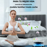 Difusor de Aromaterapia para Auto con Carga Inalámbrica, Luz Ambiental y Modo Inteligente - Fragancia Natural para Coches/Hogar/Oficina - MA001