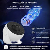 Galaxy 13 en 1 Proyector Estelar HD 360° Rotatorio con Temporizador, Proyector de Estrellas para Habitación, Planetario Casero para Niños y Adultos - LL002