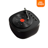 Altavoces portátiles retro CD burning doble cuerno stereo TF card Speaker box -BS008