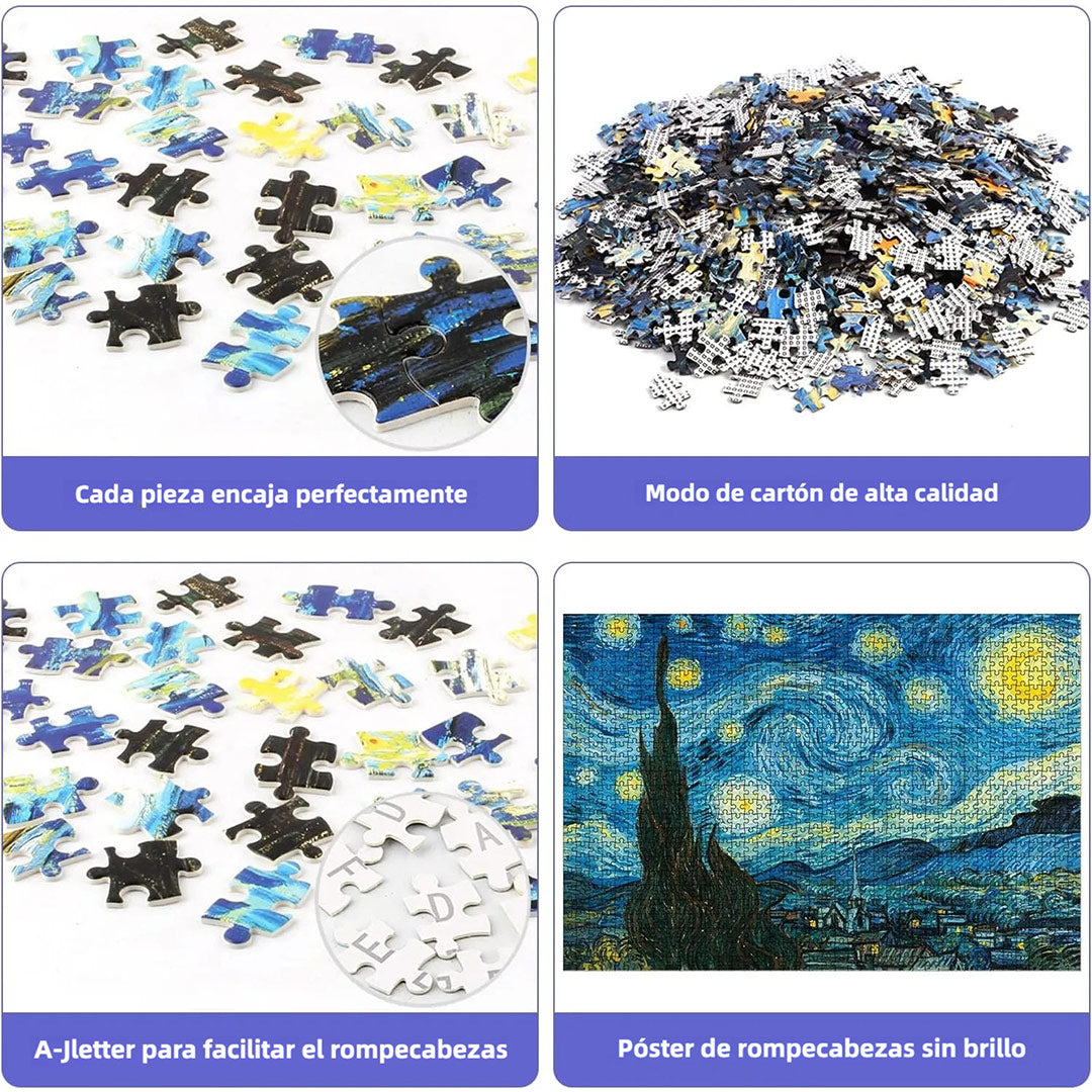 Rompecabezas de 1000 Piezas para Adultos y Niños – Puzzle de Alta Calidad con Corte de Precisión, Diseño Artístico Decorativo, Ideal para Regalo y Entretenimiento – JC007