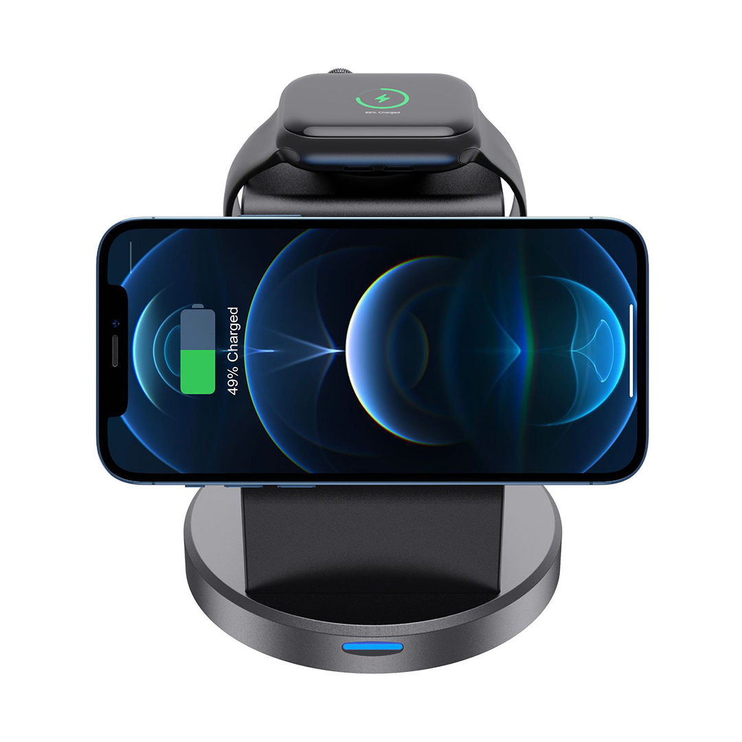 Soporte Magnético de Cargador Inalámbrico 3 en 1 para iPhone, iWatch y AirPods con Carga Rápida CI007 - Yesmart