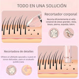 Rasuradora Eléctrica Femenina 2 en 1 Resistente al Agua – Afeitadora de Cabezal Dual para Piernas, Axilas y Línea del Bikini - MC008