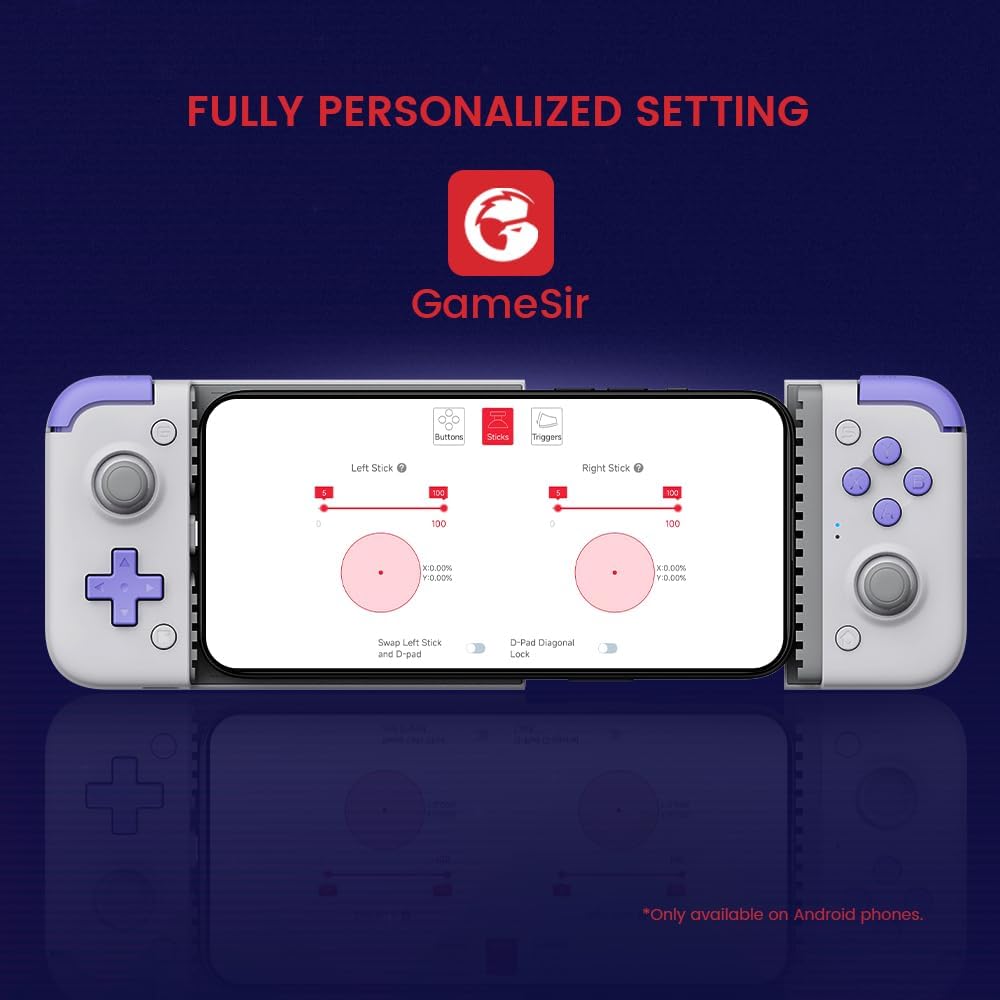 Controlador de Juegos Type-C Compatible con iPhone 15, Android y HarmonyOS AJ003 - Yesmart