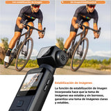 Cámara Corporal 4K con Micrófono Externo y Rotación de 270° - Cámara Compacta para Actividades al Aire Libre y Uso Personal – CC011