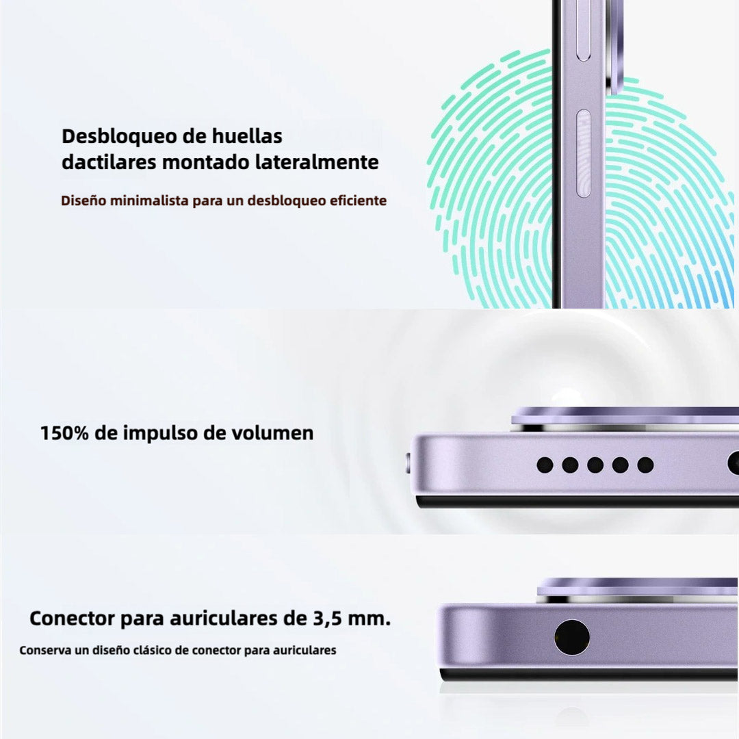 Xiaomi Redmi 14C 4G LTE Global Desbloqueado - 8GB RAM + 256GB ROM - Pantalla 6.88” FHD+ - Cámara Triple de 50MP - Batería de 5160mAh - Procesador MediaTek Helio G81-Ultra - Negro y Azul Estelar