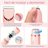 Rasuradora Eléctrica Femenina 2 en 1 Resistente al Agua – Afeitadora de Cabezal Dual para Piernas, Axilas y Línea del Bikini - MC008