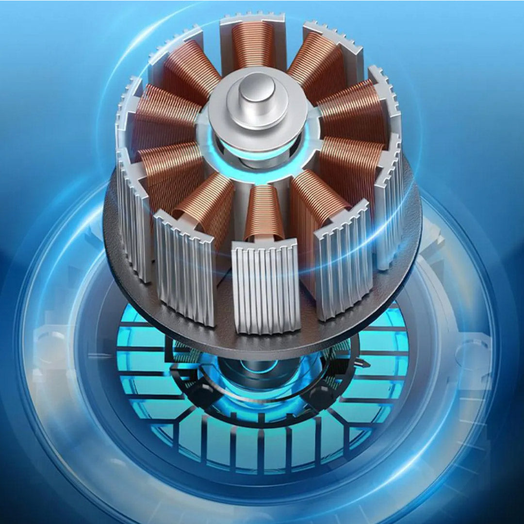 Ventilador de Escritorio con Batería Recargable, 100 Velocidades, Silencioso, Pantalla Digital LED, Cabezal Ajustable para Oficina, Dormitorio y Viaje – VM006