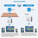 Extensor de WiFi con Amplificador de Señal – Cobertura hasta 5000 sq.ft, Compatible con Alexa, Puerto Ethernet – CL001