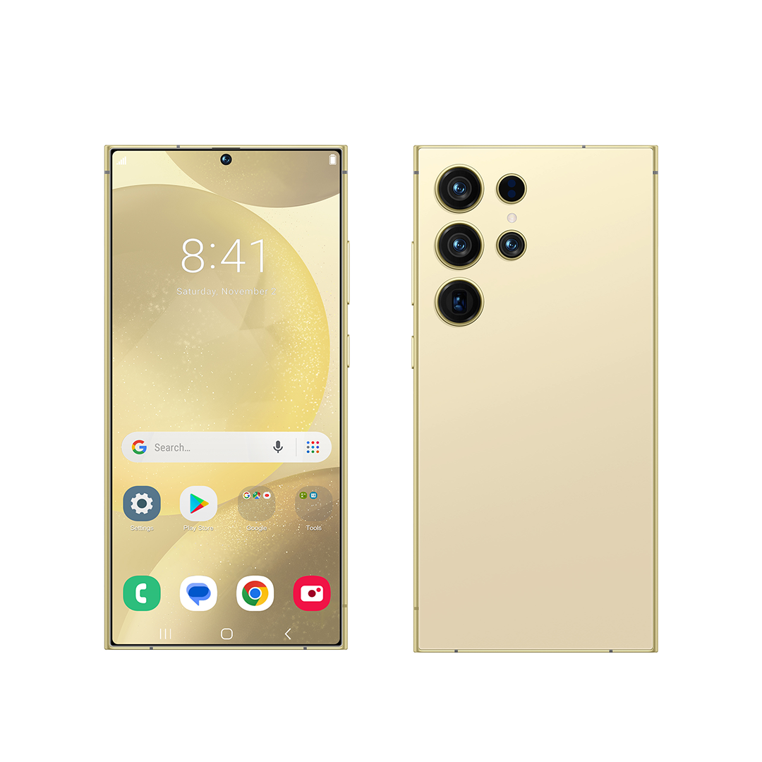 Teléfono inteligente Android 14, 4GB+128GB ROM, 240MP+80MP, Pantalla 6.6", Batería 4500mAh, Dual SIM Desbloqueado -SP003 - Yesmart
