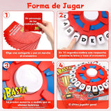 Juego de Mesa Basta – Juego de Palabras Rápidas en Español, Aprendizaje Interactivo para Niños y Adultos, Ideal para Fiestas, Reuniones Familiares y Educación – JC002