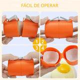 Abridor de Cáscaras de Huevo Manual, Mini Herramienta Separadora de Huevos para Huevos Cocidos Duros, Herramienta de Cocina de Mano, Práctico Cracker de Huevo para el Hogar – UC003