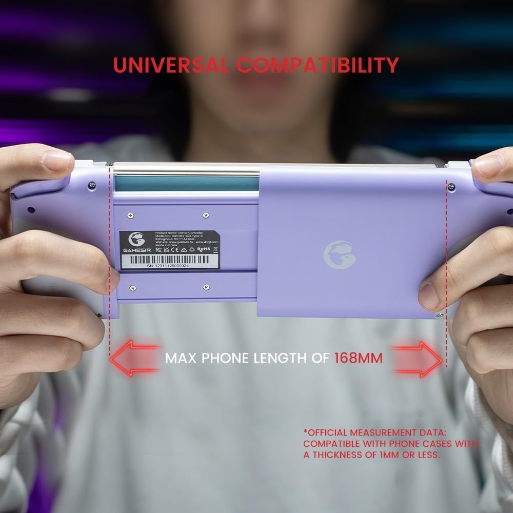 Controlador de Juegos Type-C Compatible con iPhone 15, Android y HarmonyOS AJ003 - Yesmart