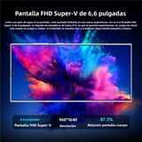 Teléfono inteligente Android 14, 4GB+128GB ROM, 240MP+80MP, Pantalla 6.6", Batería 4500mAh, Dual SIM Desbloqueado -SP003 - Yesmart