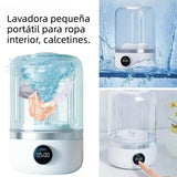Mini Lavadora Portátil 1.2L, Lavadora Pequeña para Viajes, Ideal para Ropa Íntima, Calcetines y Toallas de Saliva - LP001