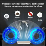 Aspiradora Robot Inteligente 3 en 1 – Barrido, Aspirado y Fregado, Recargable, Bajo Ruido, Potente Succión para Suelos Duros, Baldosas y Madera – AE004
