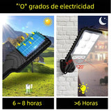 Lámpara LED Solar con Sensor de Movimiento 1000000LM, Luz Exterior para Jardín, Calle y Pared, Resistente a Todo Clima – JP001