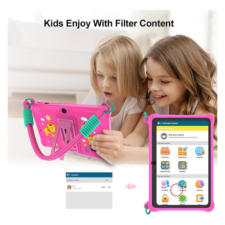 Tablet Infantil con 7 Pulgadas, 32GB, Android 13, Cámara Dual, WiFi y Control Parental TP001 - Yesmart