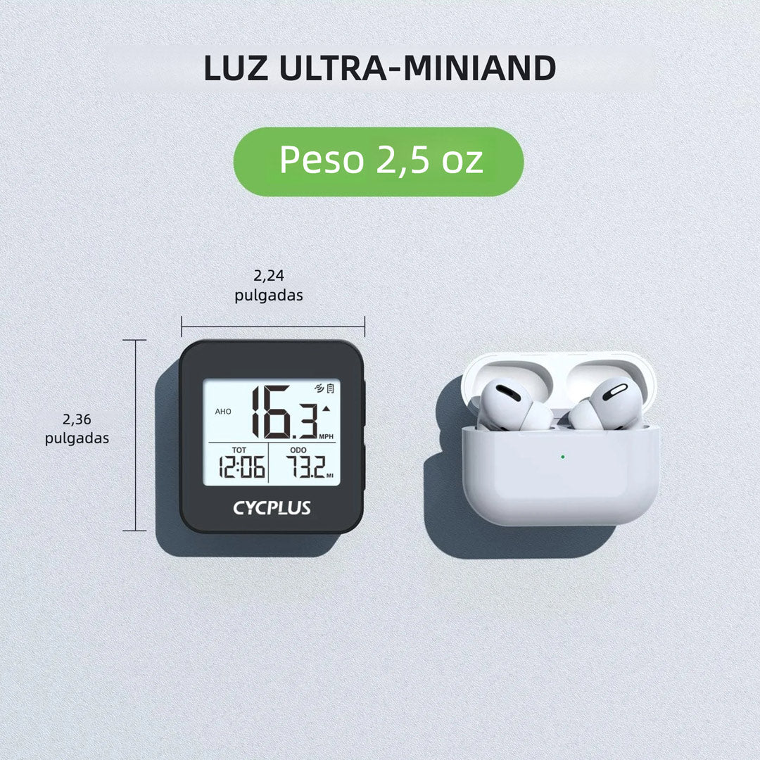 Computadora de Bicicleta GPS Inalámbrica con Luz Automática y Batería de Alta Capacidad - CL004