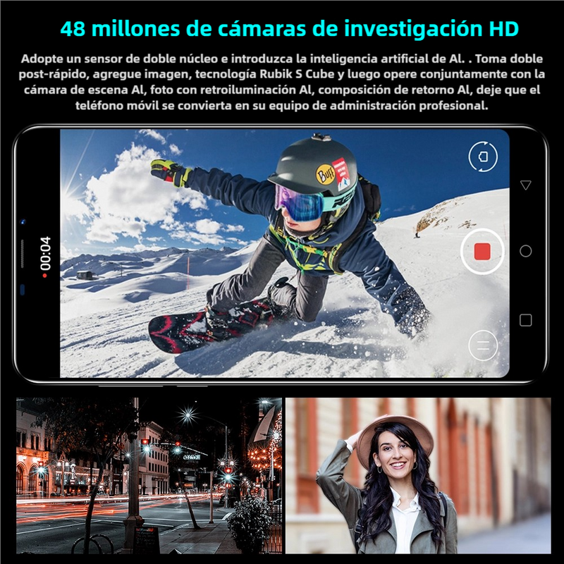 Teléfono inteligente Teléfono Móvil Note80, Pantalla 5.0", 1GB+16GB, Android 8.1, Cámaras 3MP+2MP, Doble SIM, Batería 1500mAh -SP007 - Yesmart