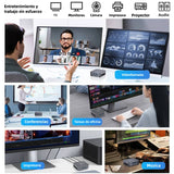 Ninkear Mini PC MBOX 11, Intel Twin Lake N150, 16GB RAM, 512GB SSD, Windows 11, Pantalla Doble 4K, WiFi 5, Bluetooth 5.0